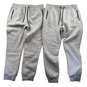 2 Pure Champ Mens Jogger Pants Size 3XL Lot Of 2 Gray Sweatpants Skinny Pull On